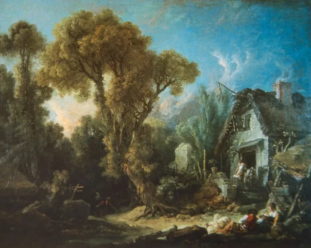 Evening Scene, François Boucher