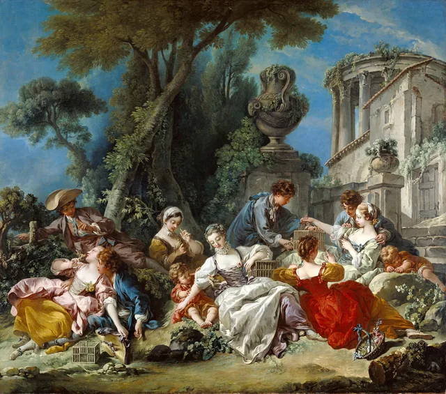 The Bird Catchers, François Boucher