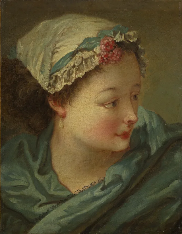 Tête de jeune femme