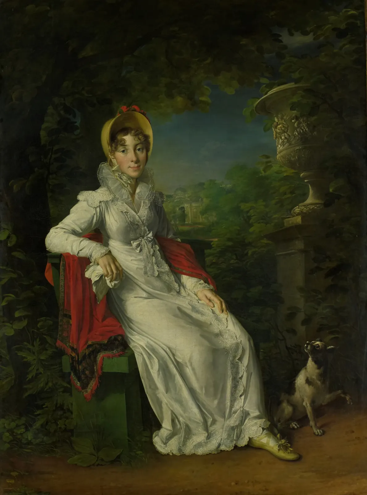The Duchess of Berry in the Park of Bagatelle, François Gérard