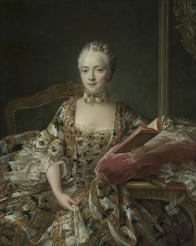 Portrait de la marquise d'Aguirandes, François-Hubert Drouais