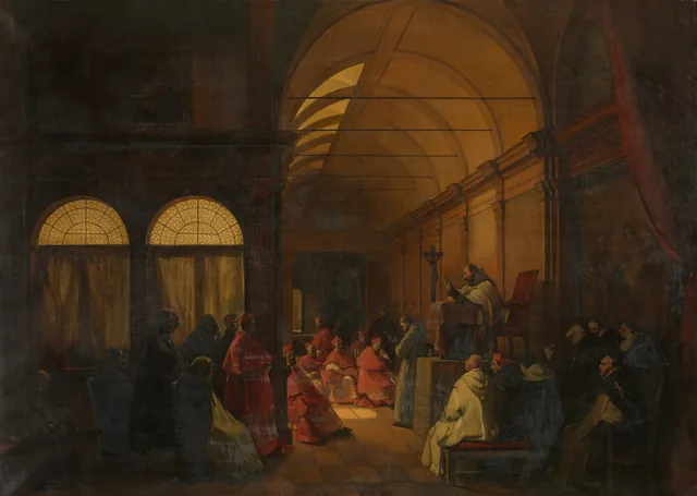 Antes do conclave, François Marius Granet