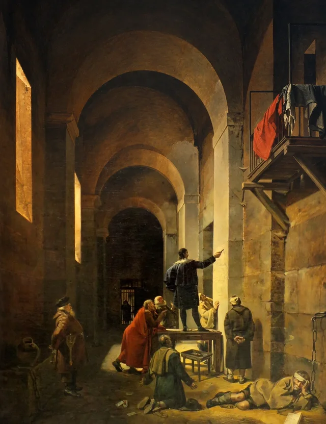 Jacques Stella na prisão, François Marius Granet
