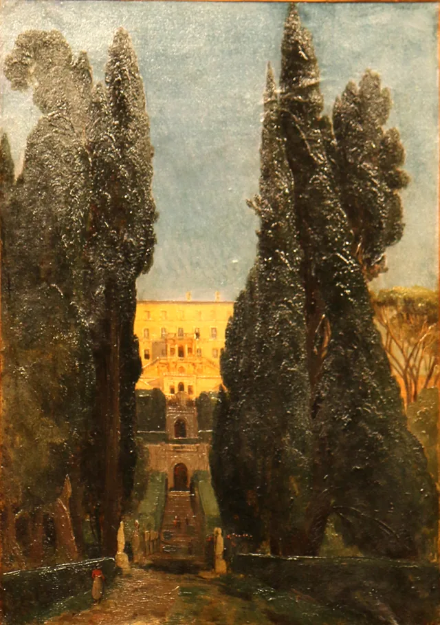 A Villa d'Este, François Marius Granet