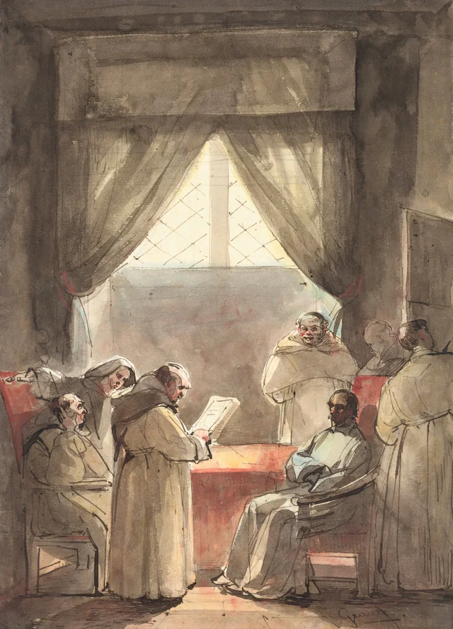 Les Moines, François Marius Granet