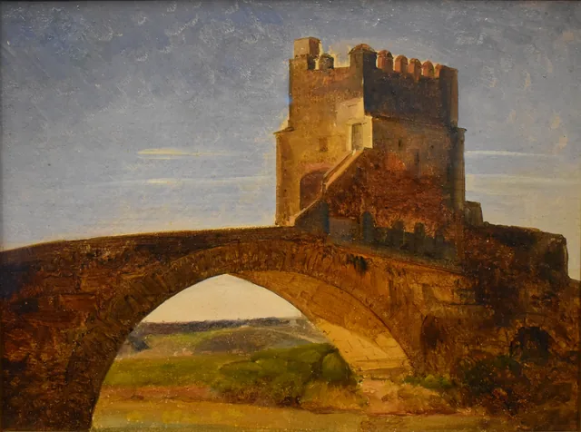 Vista da ponte Salário sobre o Teverone, François Marius Granet