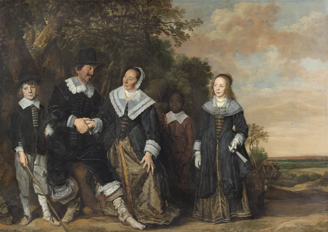Grupo familiar en un paisaje, Frans Hals