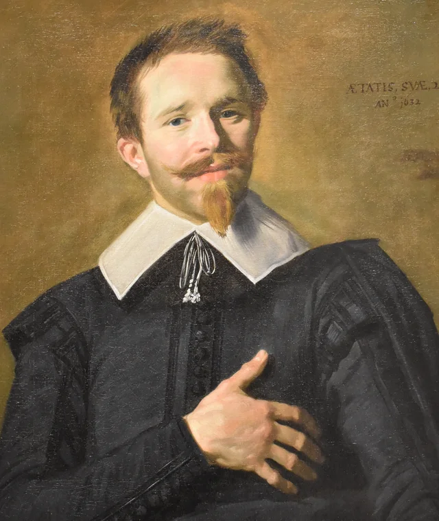 El hombre con la mano en el corazón, Frans Hals