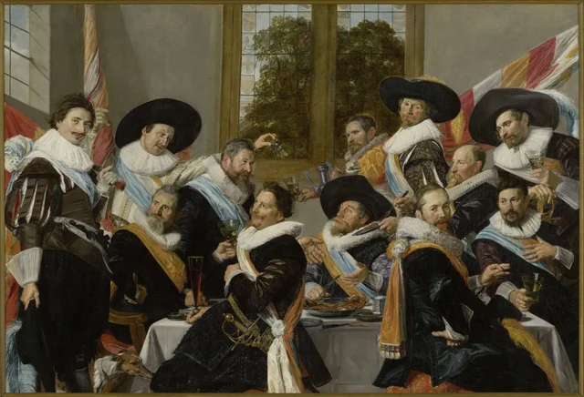 The Banquet of the Officers of the Calivermen Civic Guard, Frans Hals