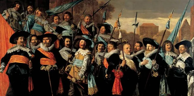 The Officers of the St George Militia Company in 1639, Frans Hals