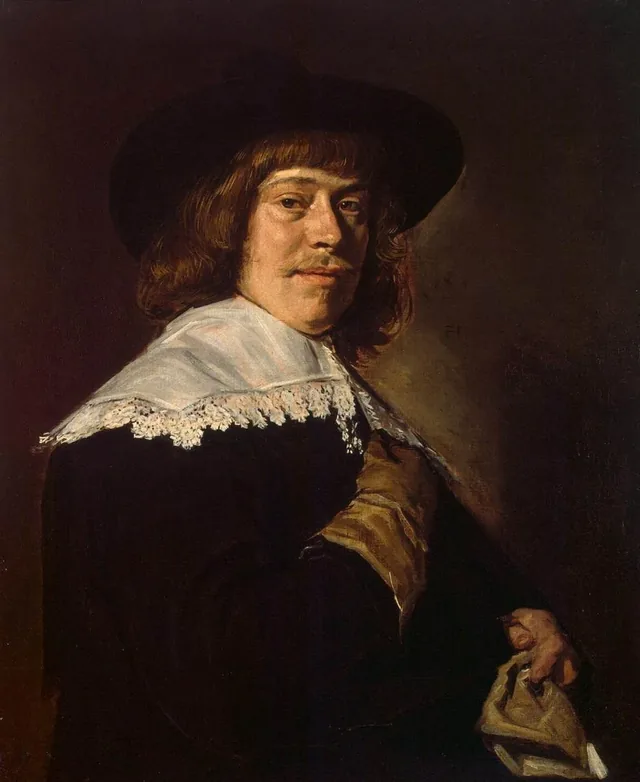 Portrait of a Young Man Holding a Glove, Frans Hals