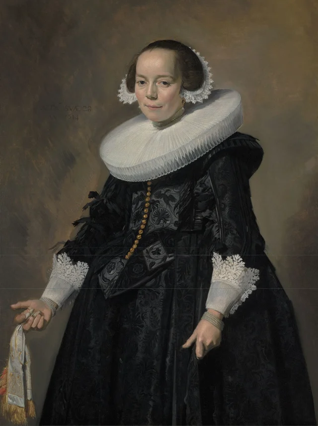 Retrato de una mujer de veintiocho años, Frans Hals