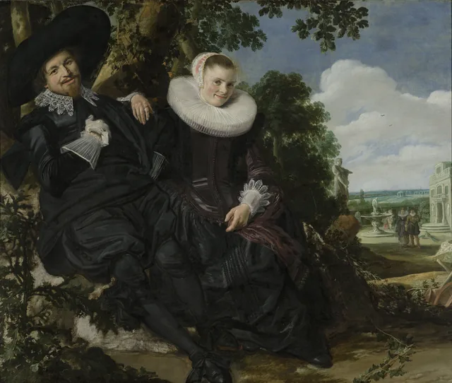 Portrait of a Couple probably Isaac Massa and Beatrix van der Laen, Frans Hals