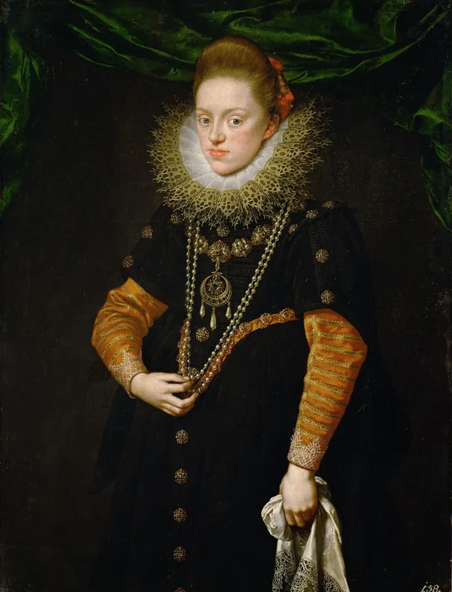 L'archiduchesse Constance (1588-1631), reine de Pologne, en robe noire