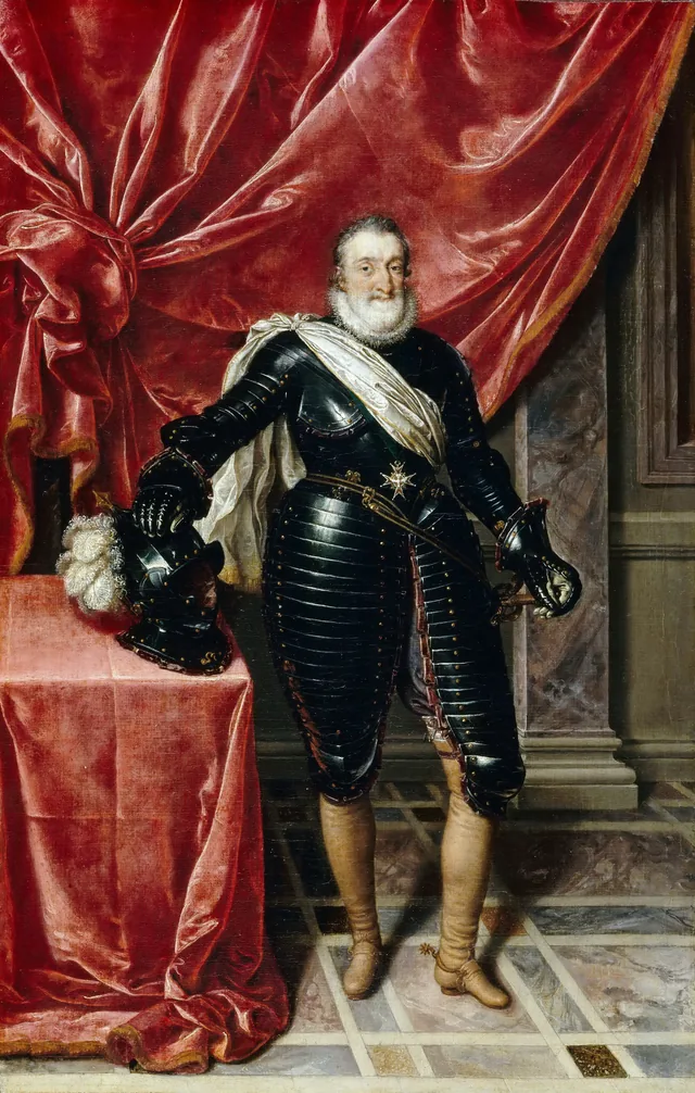 Portrait of Henri IV (1553-1610), King of France, in armour