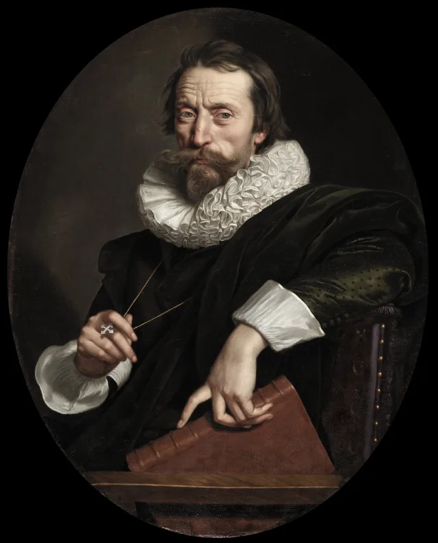 Portrait of the Italian Poet, Giambattista Marino, Frans Pourbus le Jeune