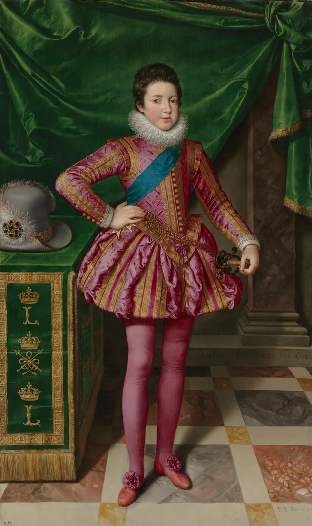 Portrait of King Louis XIII of France, Frans Pourbus le Jeune