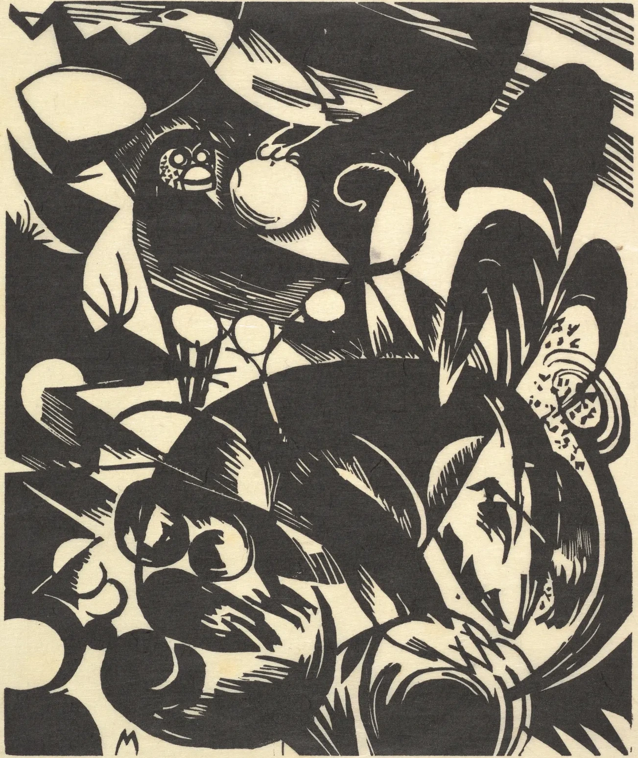 Genèse I (portfolio « Nouvelle Graphique européenne »), Franz Marc