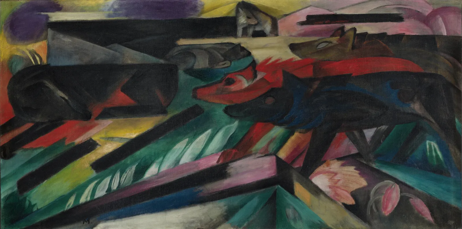 The Wolves (Balkan War), Franz Marc