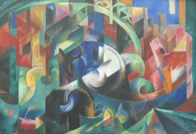 Bovins I, Franz Marc