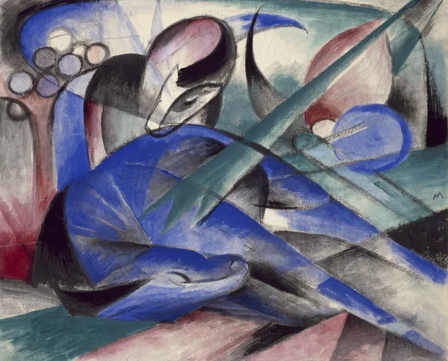 Cheval rêvant, Franz Marc