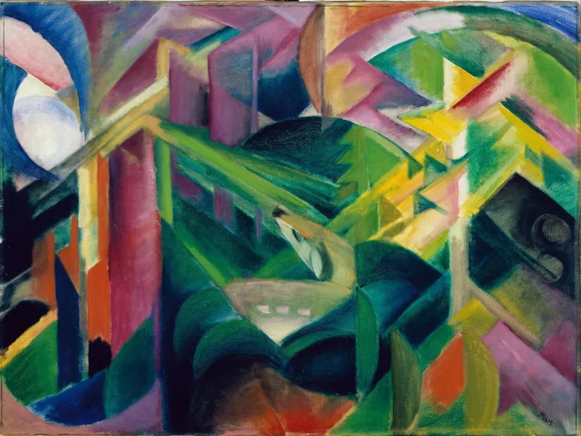 Corzo en el jardín del convento, Franz Marc