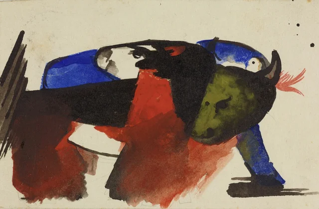 Dos animales, Franz Marc