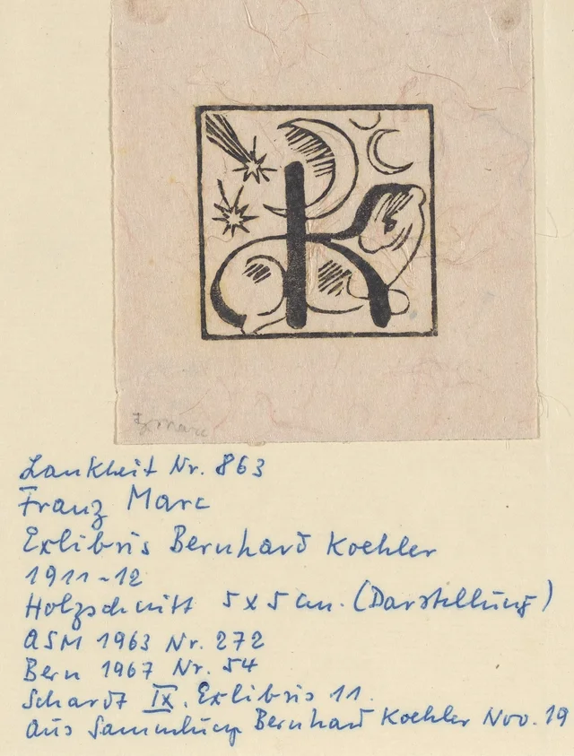 Ex-libris de Bernhard Koehler