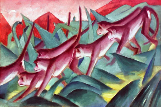 Monkey Frieze, Franz Marc