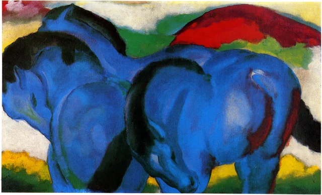 Les Petits Chevaux bleus
