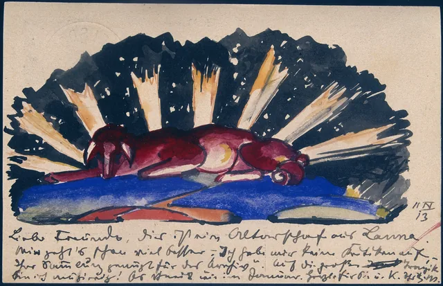 Altar Sheep from Lana, Franz Marc