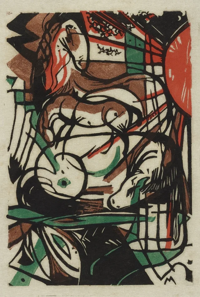 Birth of the Horses, Franz Marc