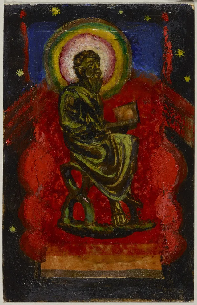 Seated Saint (Byzantine Saint), Franz Marc