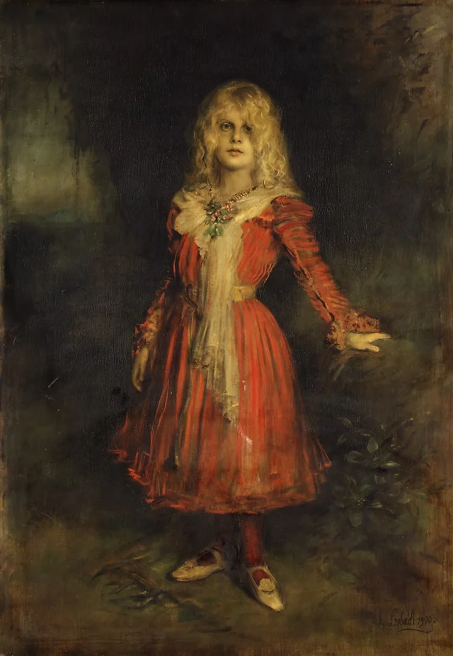 画家の娘マリオン・レンバッハ(1892-1947), フランツ・フォン・レンバッハ