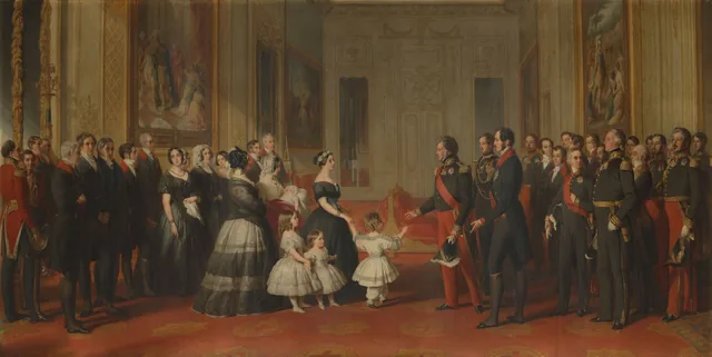 The Reception of Louis-Philippe, King of the French, at Windsor Castle, 8 October 1844