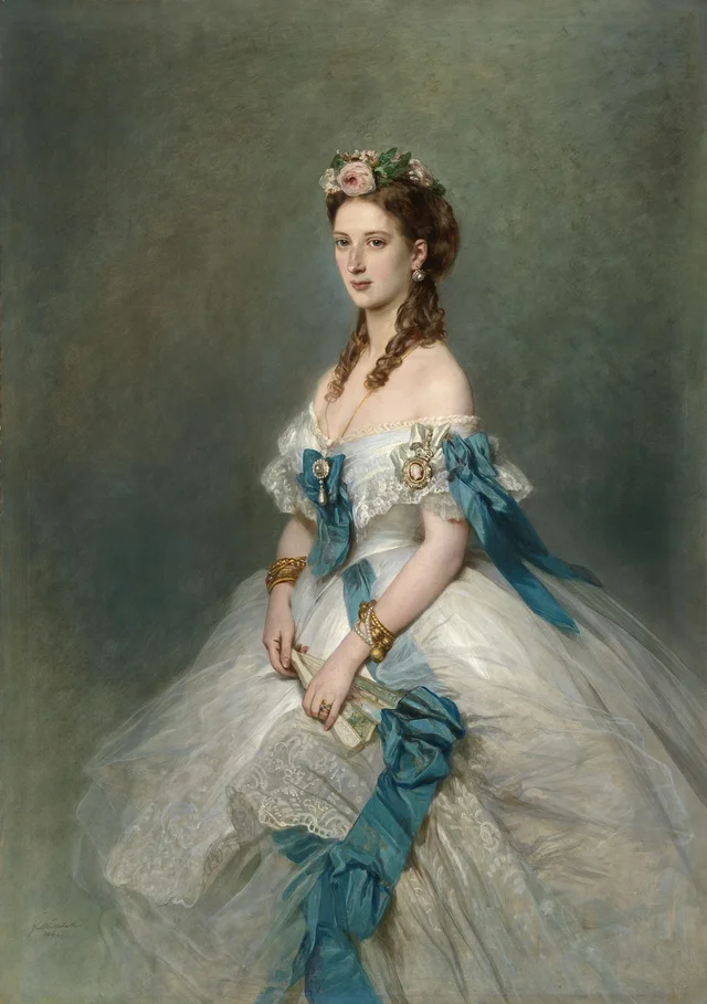 A rainha Alexandra (1844-1925), quando princesa de Gales, Franz Xaver Winterhalter