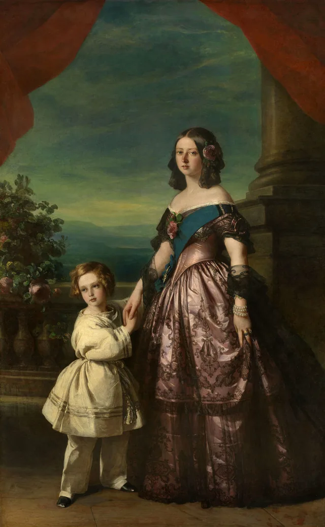 Queen Victoria with the Prince of Wales