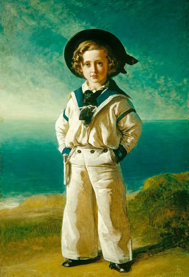 O rei Eduardo VII (1841-1910), quando Alberto Eduardo, príncipe de Gales, Franz Xaver Winterhalter