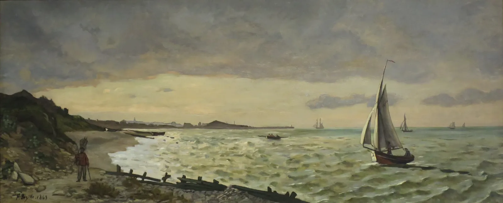 La playa de Sainte-Adresse, Frédéric Bazille