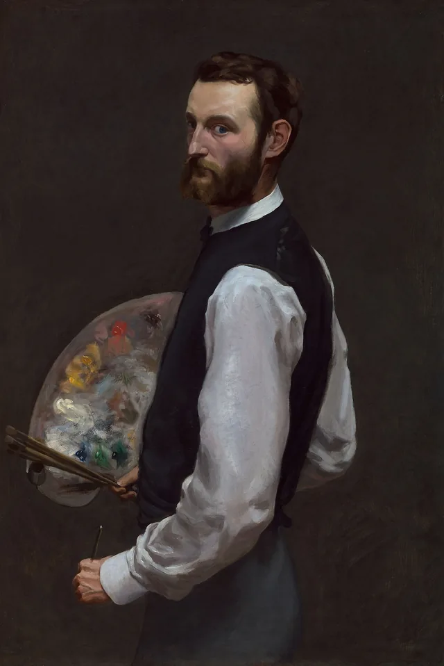Autorretrato, Frédéric Bazille