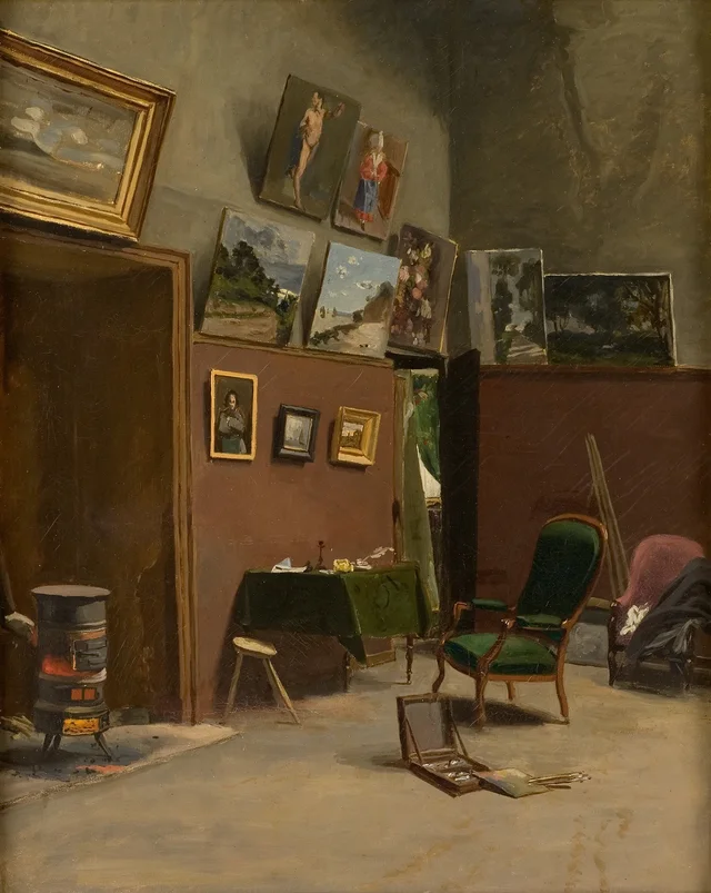 El estudio de la calle Furstenberg, Frédéric Bazille