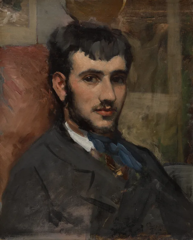 Retrato de Renoir, Frédéric Bazille
