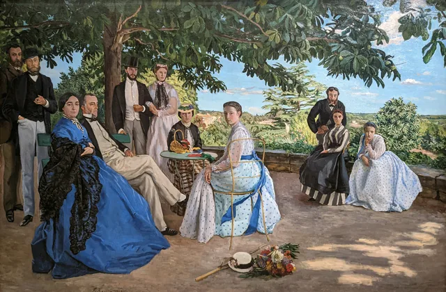 La reunión de familia, Frédéric Bazille