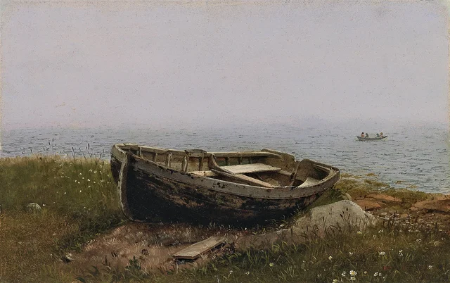 Barca abandonada, Frederic Edwin Church
