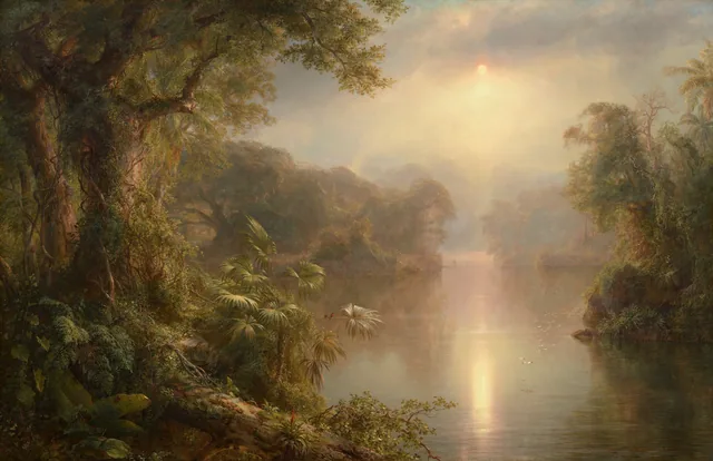 El Río de Luz (El río de luz), Frederic Edwin Church