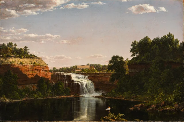 Las cataratas inferiores, Rochester, Frederic Edwin Church