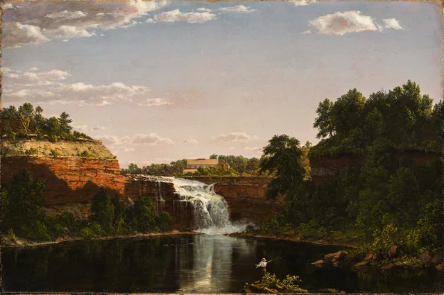 Les chutes inférieures, Rochester, Frederic Edwin Church