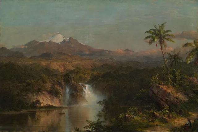 Vue du Cotopaxi, Frederic Edwin Church