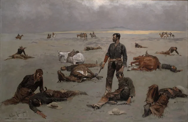 What an Unbranded Cow Has Cost, Frederic Remington