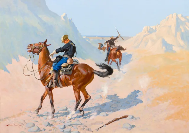 The Advance-Guard, or The Military Sacrifice (The Ambush), Frederic Remington